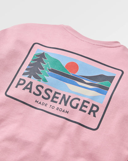Roamer Women's Sweatshirt - Pink Haze - Flatlay