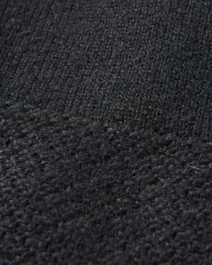 Cove Knitted Jumper - Black - Flatlay