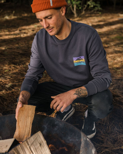 Grounded Cotton Sweatshirt - Charcoal - Lifestyle