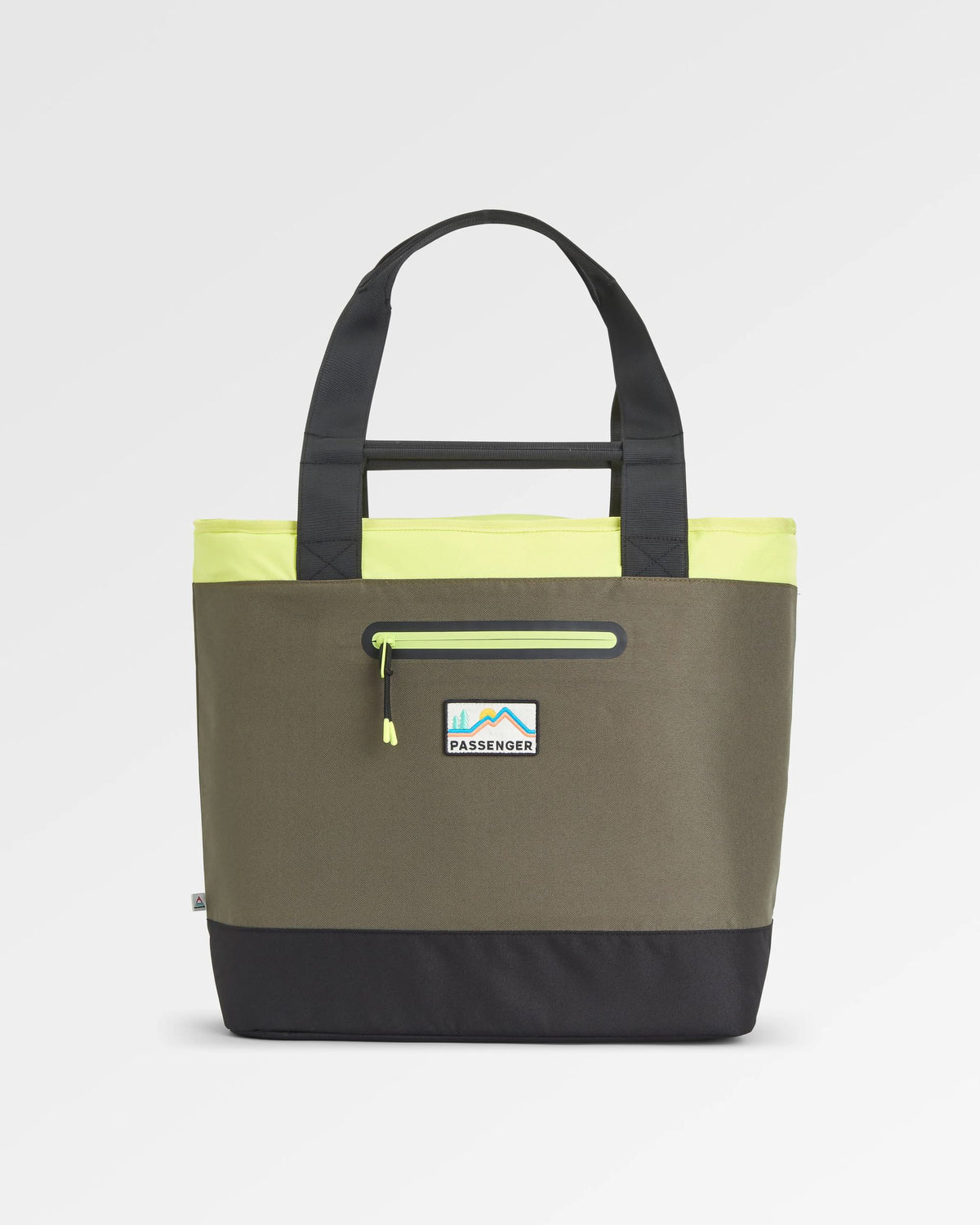 Tote Cooler Bag - Khaki Multi - Flatlay