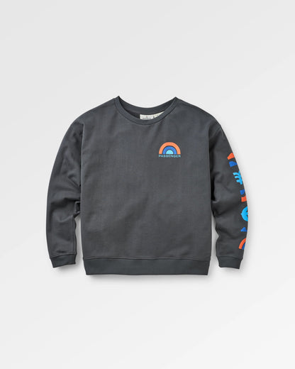 Papercut Sweatshirt - Black - Flatlay