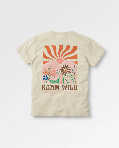 Roam Wild T-Shirt - Birch - Flatlay