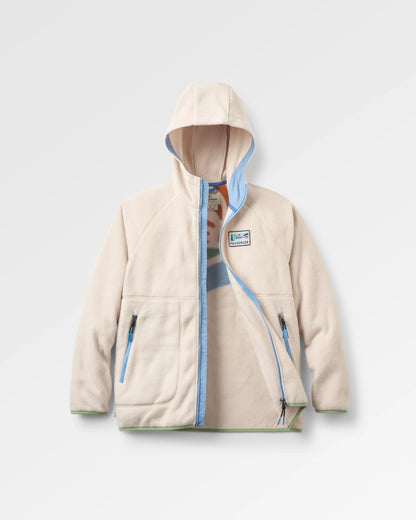 North Coast Vista Full Zip Sherpa Fleece - Oatmeal - Flatlay