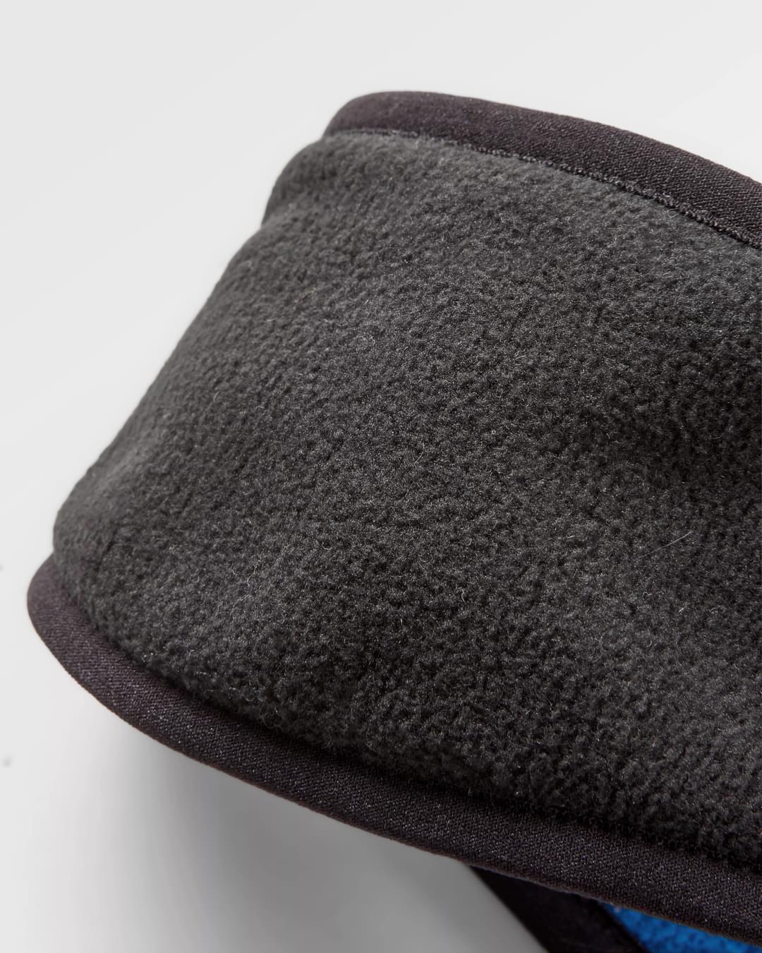 Larch Polar Fleece Headband - Black - Flatlay