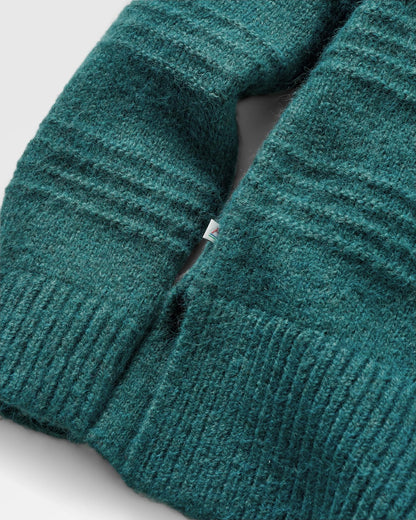Snug Polo Neck Knitted Jumper - Mediterranean - Flatlay