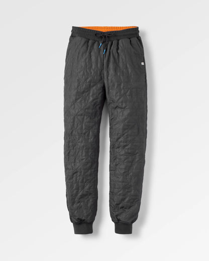 Timberline Quilted Jogger - Black - Flatlay