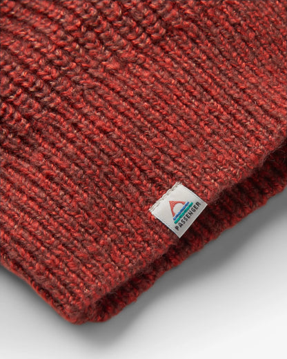 Fog Knitted Jumper - Red Ochre - Flatlay