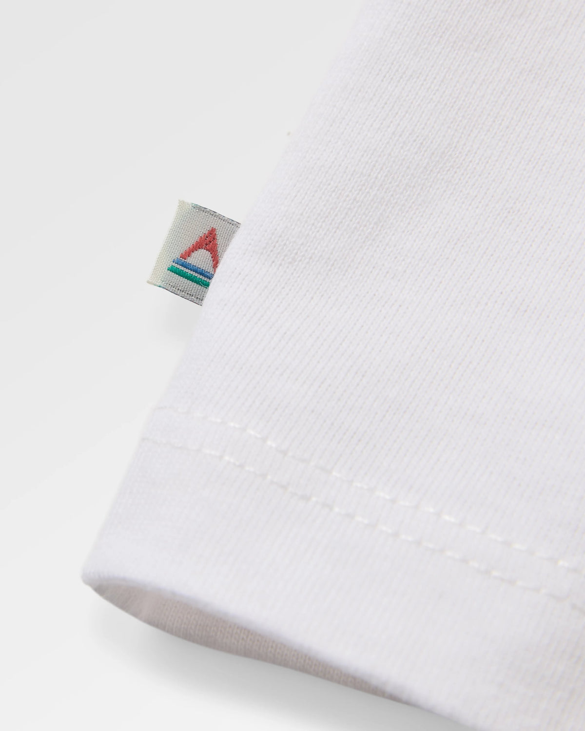 Roam Slow Men's LS T-Shirt - White - Flatlay