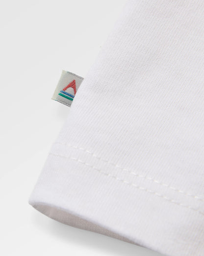 Roam Slow Men's LS T-Shirt - White - Flatlay
