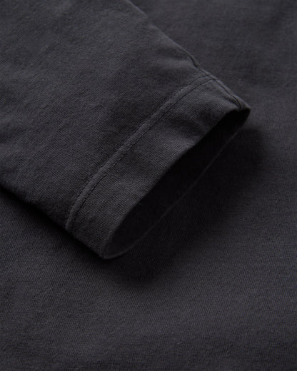 Elbio Relaxed Fit LS T-Shirt - Black - Flatlay