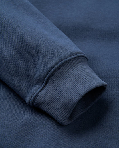 Escapism Regular Fit Sweatshirt - Rich Navy - Flatlay