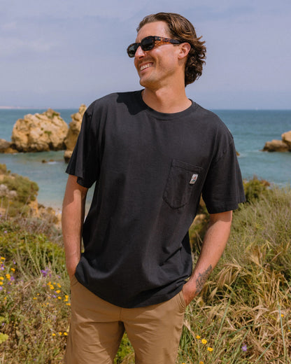 Heritage Relaxed Fit T-Shirt - Black - Lifestyle