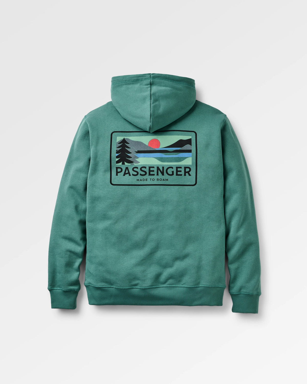 Roamer Hoodie - Deep Ocean - Flatlay