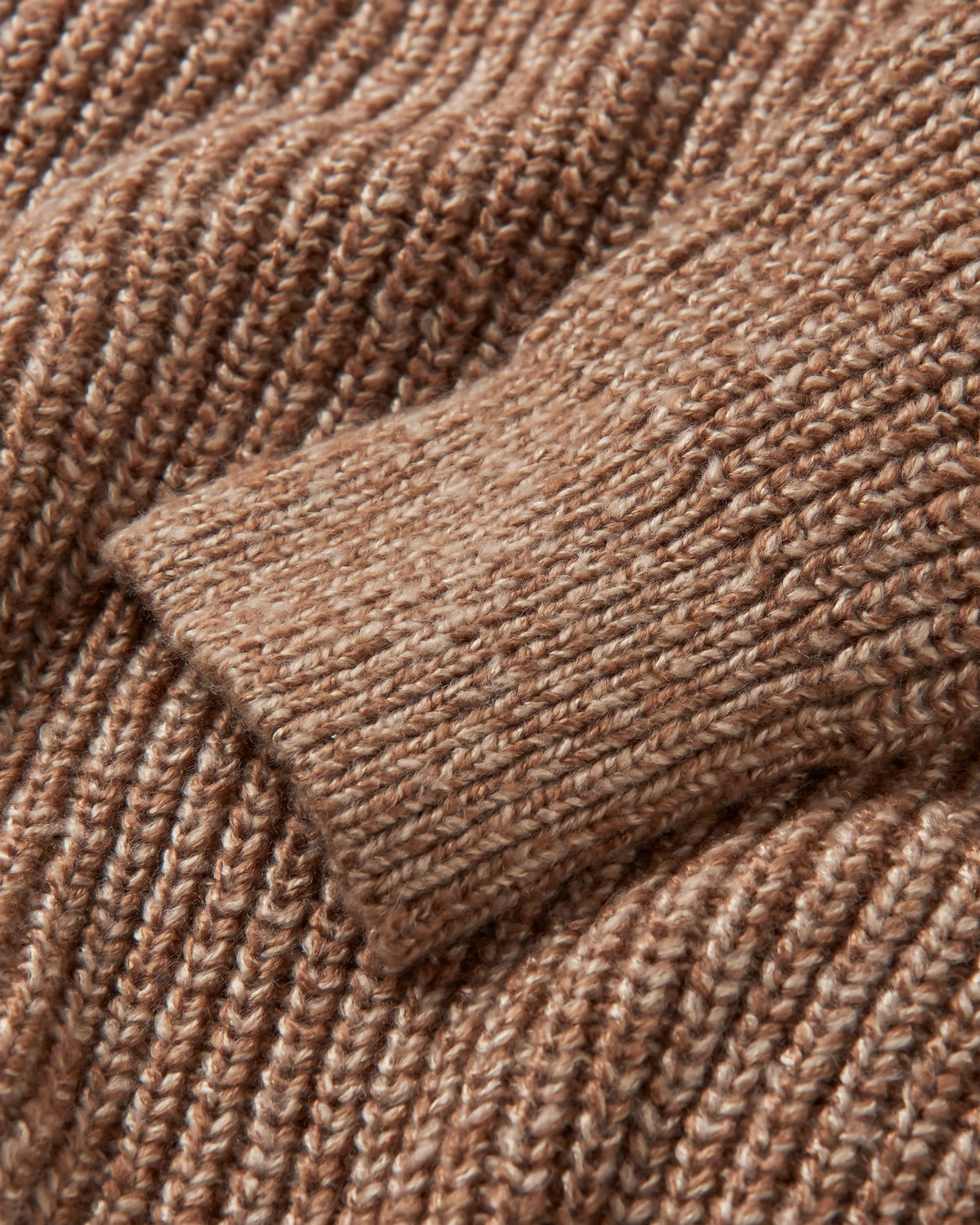 Fog Knitted Jumper - Stone - Flatlay