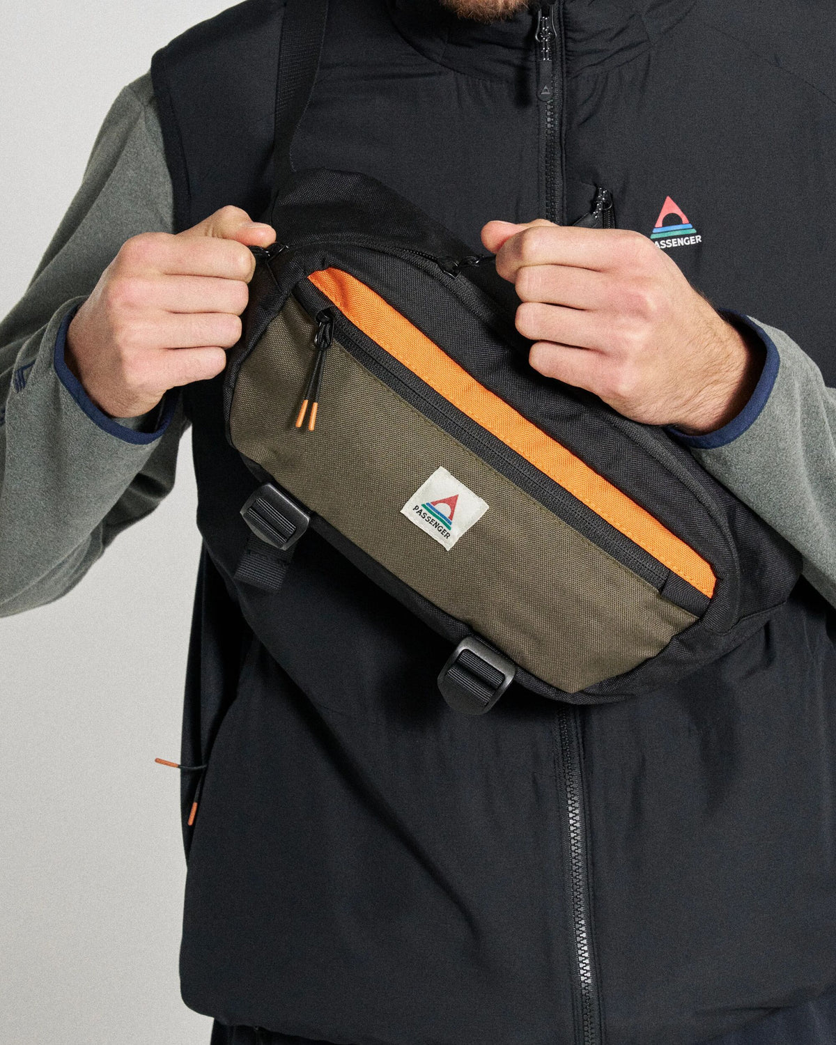 Boondocker Hip Pack - Khaki - Studio Model