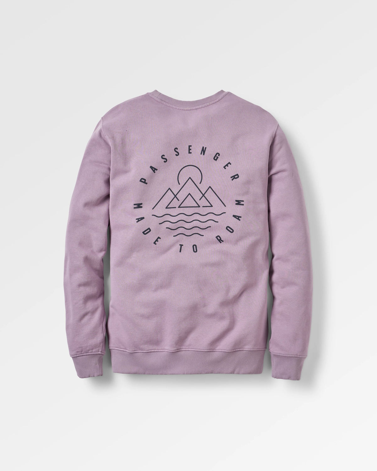 Escapism Regular Fit Sweatshirt - Dusty Lilac - Flatlay