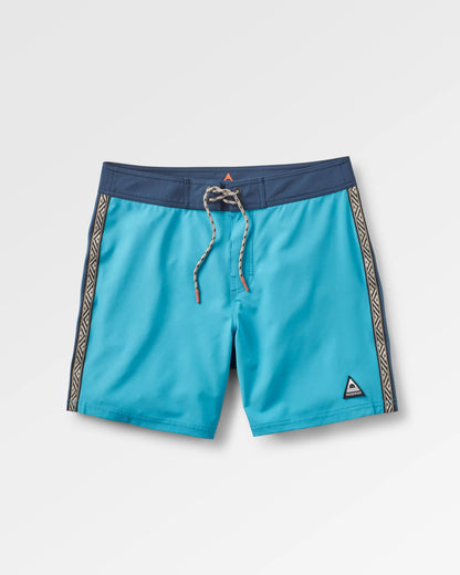 Hollow Boardshort - Blue Pool - Flatlay
