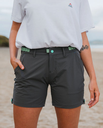 365 Trail Roll Up Short - Charcoal - Lifestyle