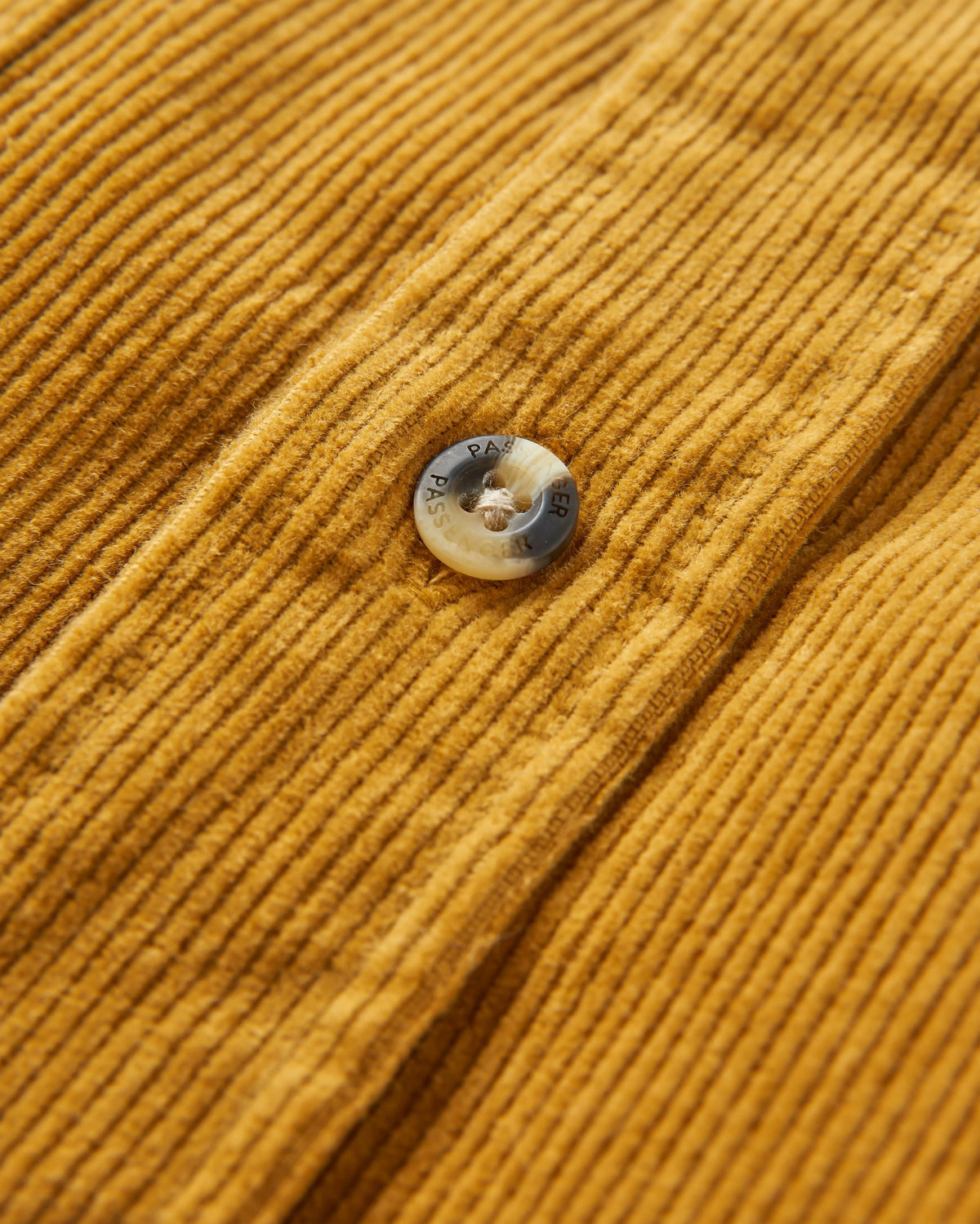 Backcountry Cord Shirt - Mustard Gold - Flatlay