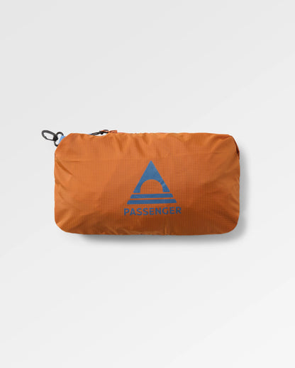 Viento Windshell Jacket - Dark Denim/Sunset Orange - Flatlay