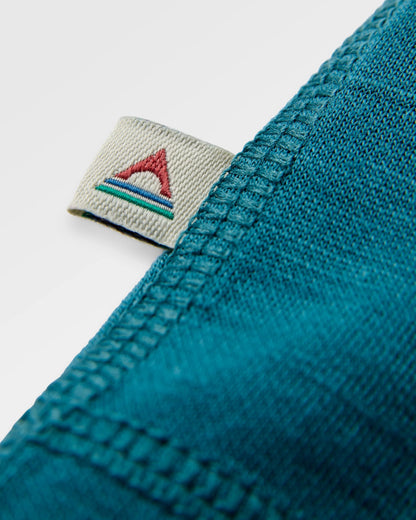 Camp Wild Lightweight Merino Blend LS T-Shirt - Mediterranean - Flatlay