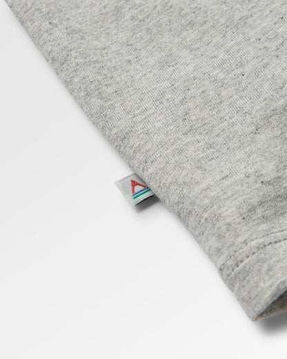 Riser LS T-Shirt - Mid Grey Marl - Flatlay