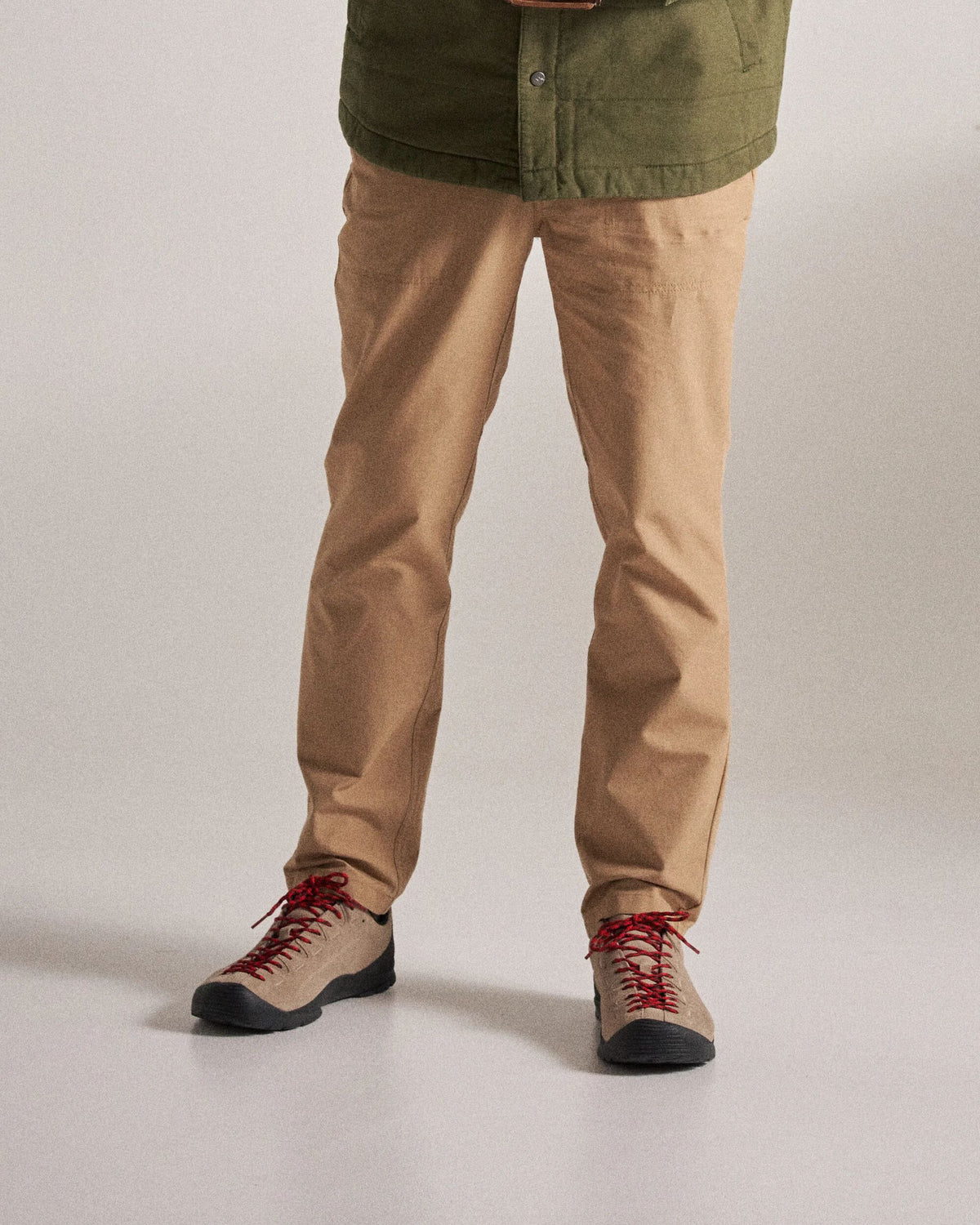 Rif-Raf Cotton Ripstop Trouser - Biscuit - Studio Model