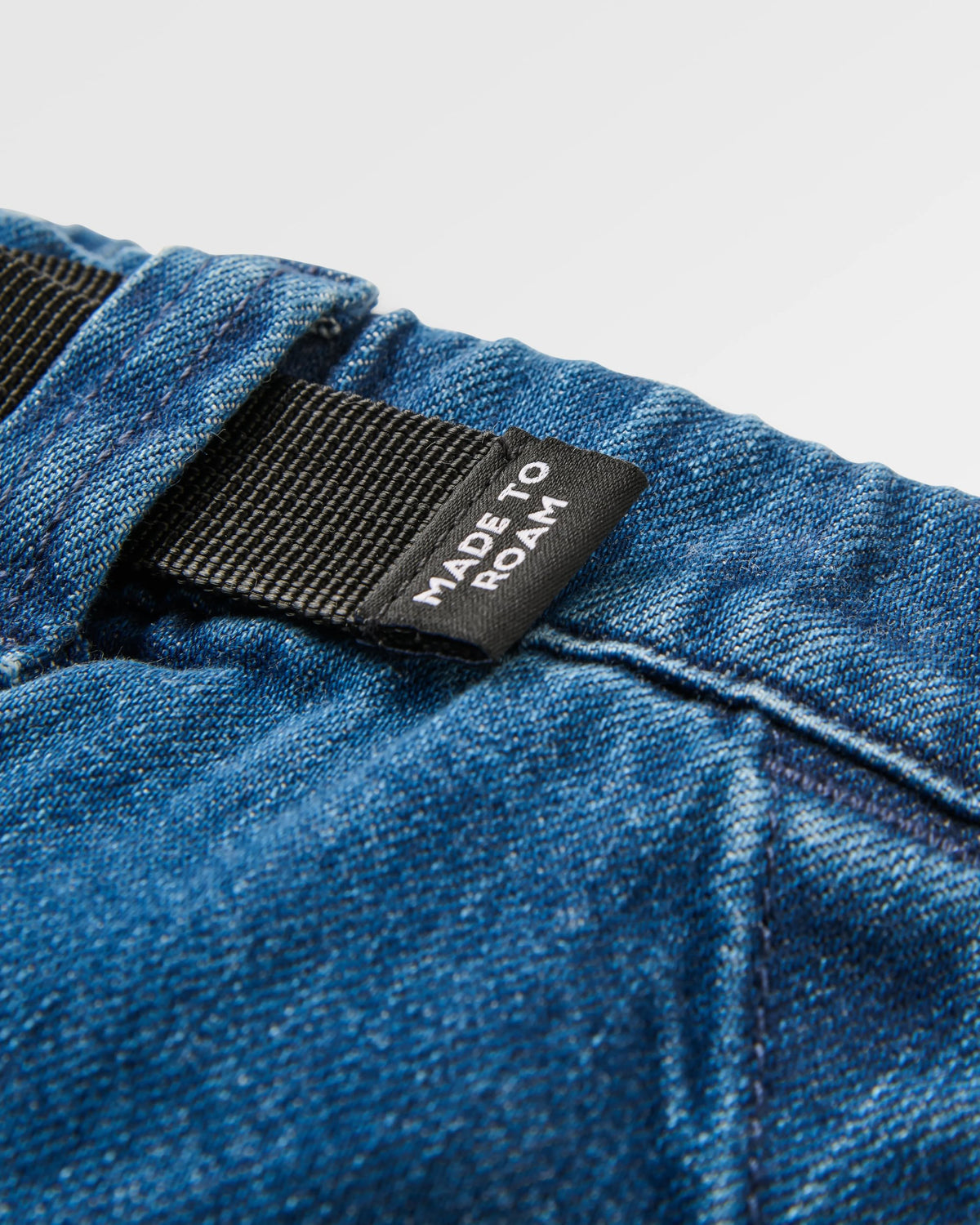 Adventurer Denim Trouser - Mid Wash Denim - Flatlay