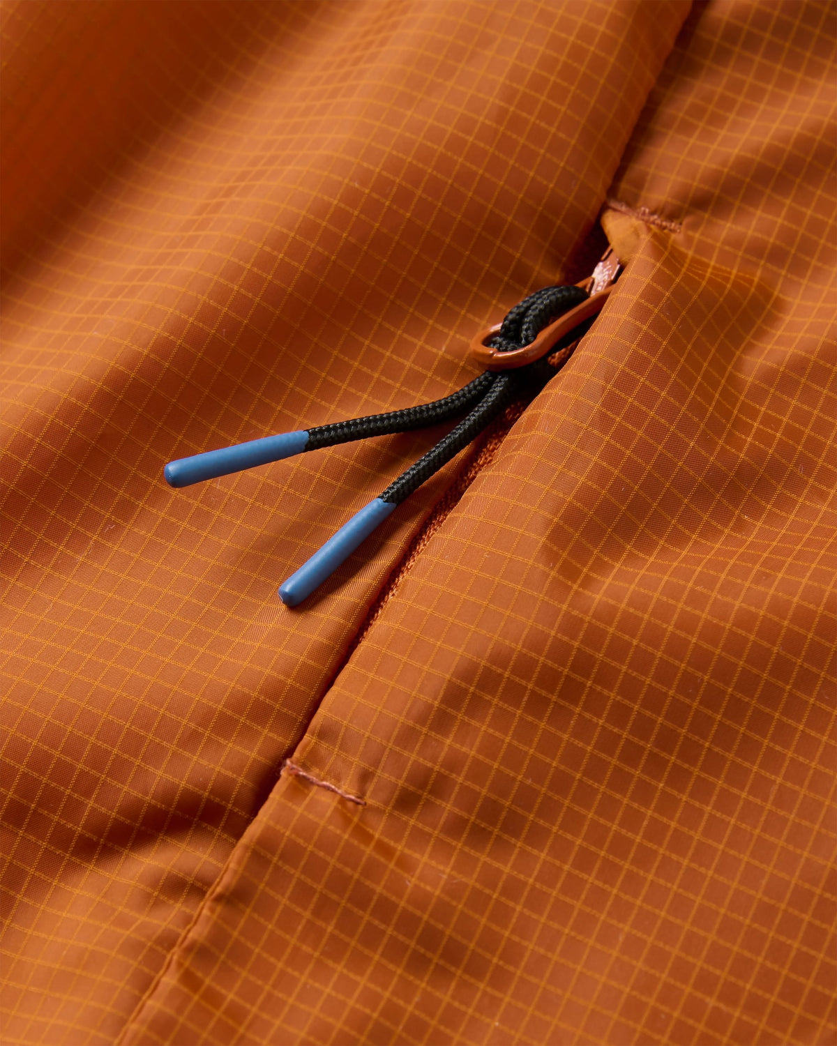Viento Windshell Jacket - Dark Denim/Sunset Orange - Flatlay