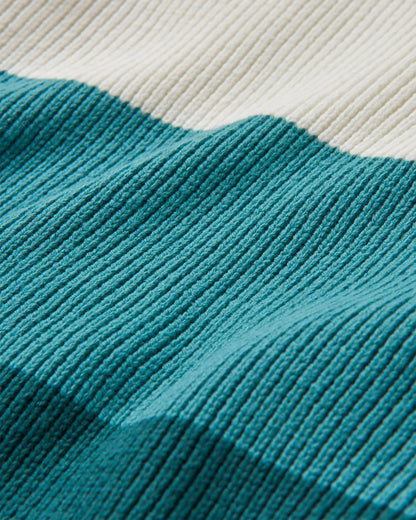 Moments Oversized Knitted Jumper - Multi Stripe - Flatlay