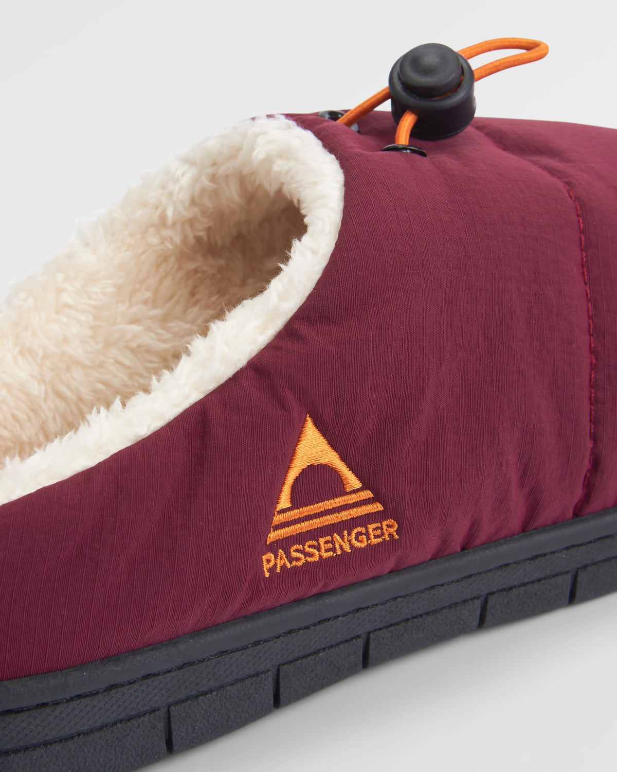 Step Out Women's Fleece Lined Slipper - Wine - Flatlay