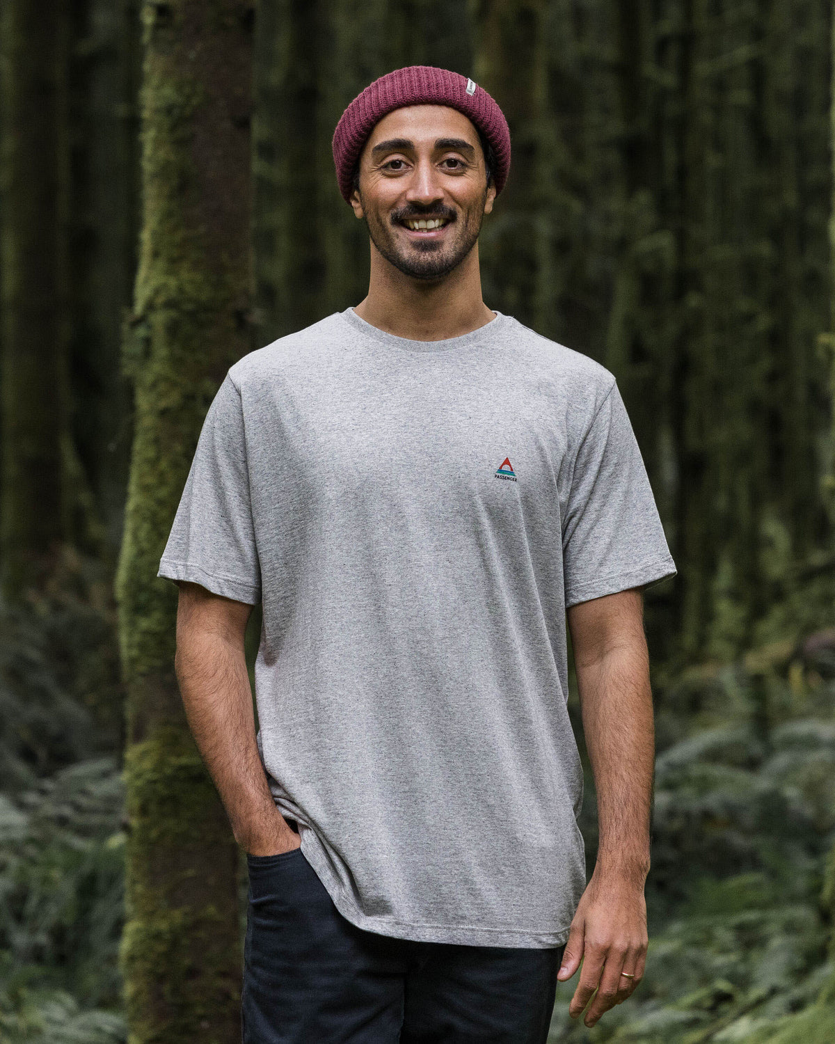 Classic Logo T-Shirt - Mid Grey Marl - Lifestyle