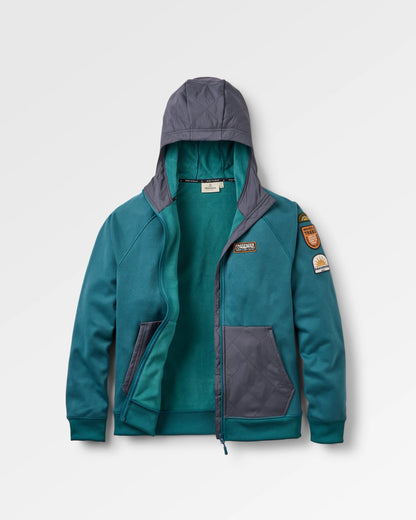 Men's Solscape Active Hoodie - Mediterranean - Flatlay