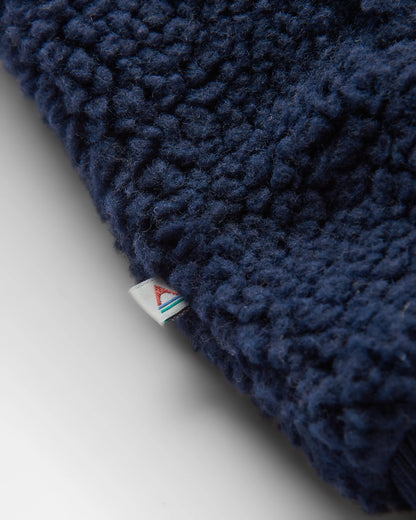 Adventure Deep-Pile Sherpa Fleece - Rich Navy - Flatlay
