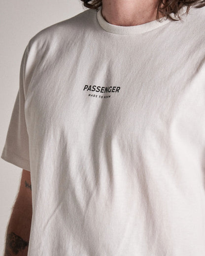 Passenger T-Shirt - White - Studio Model