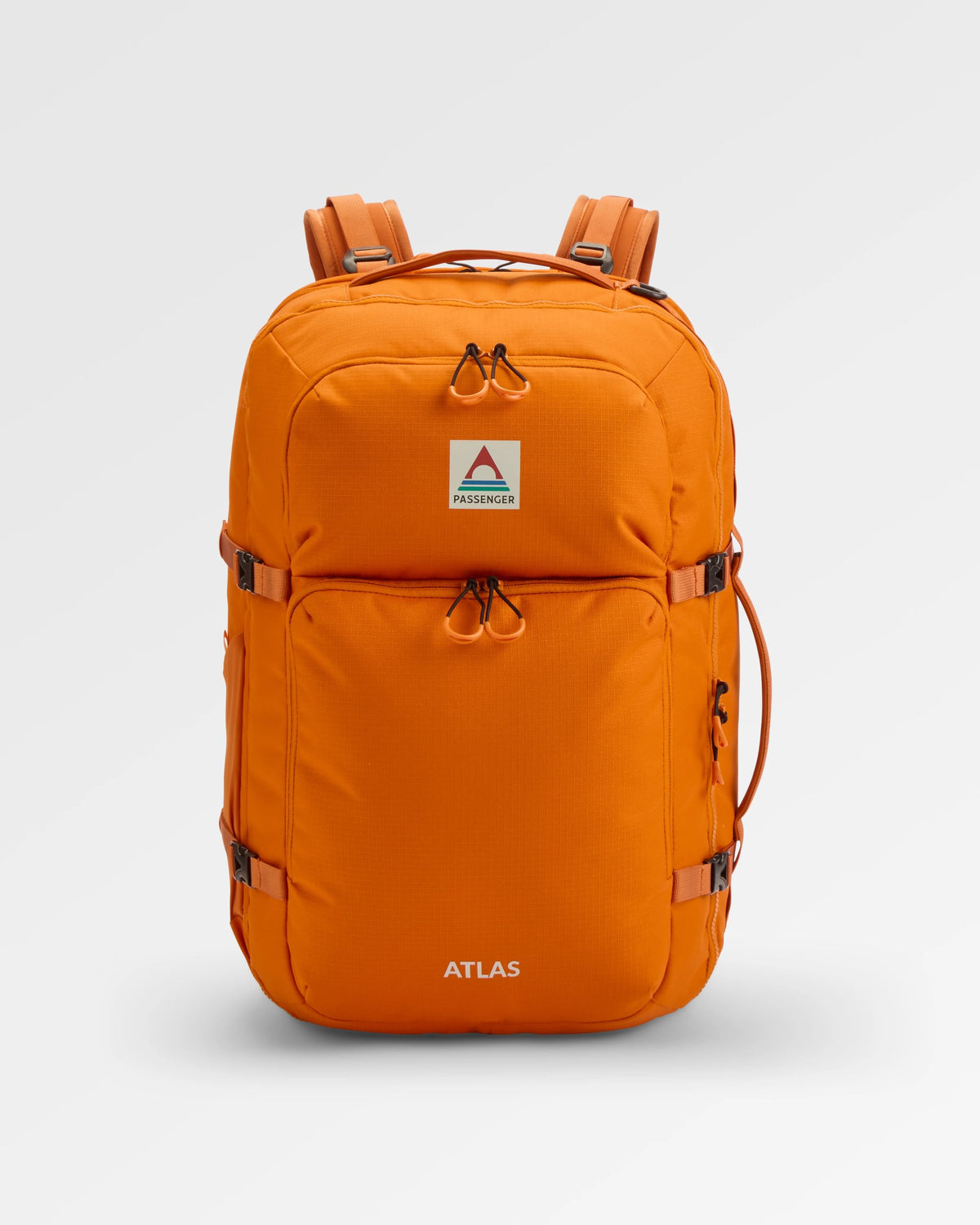 Odyssey Backpack Duffel - Sunrise Orange - Flatlay