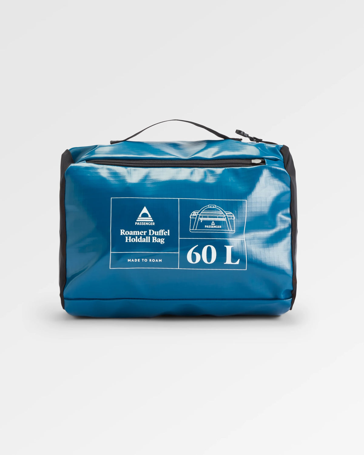 Roamer 60L Duffel Bag - Tidal Blue - Flatlay