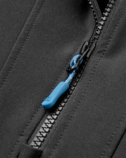 Ocean Softshell Anorak - Black - Flatlay
