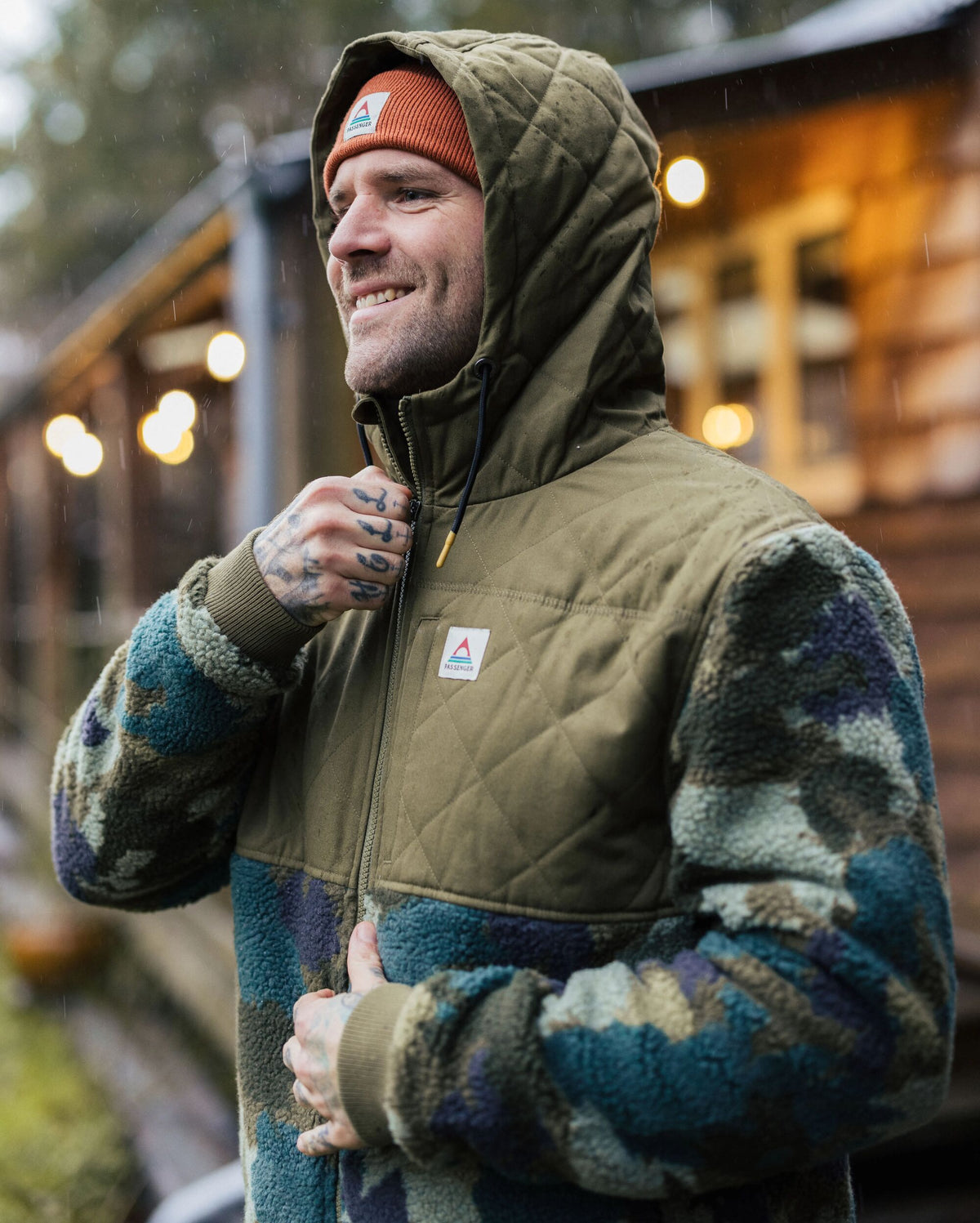 Adventure Deep-Pile Sherpa Fleece - Alpine Camo Khaki - Lifestyle