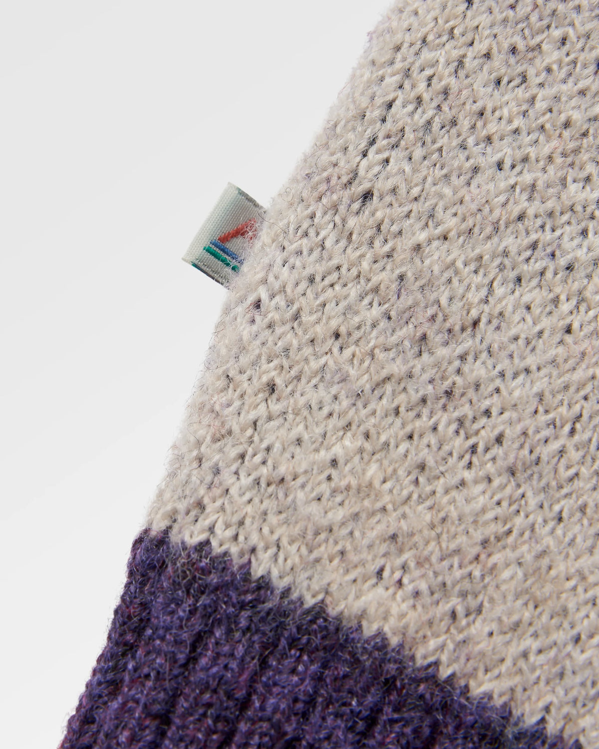 Scenic Knitted Cardigan - Scenic Deep Plum - Flatlay