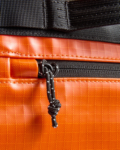 Roamer 80L Duffel Bag - Sunrise Orange - Flatlay