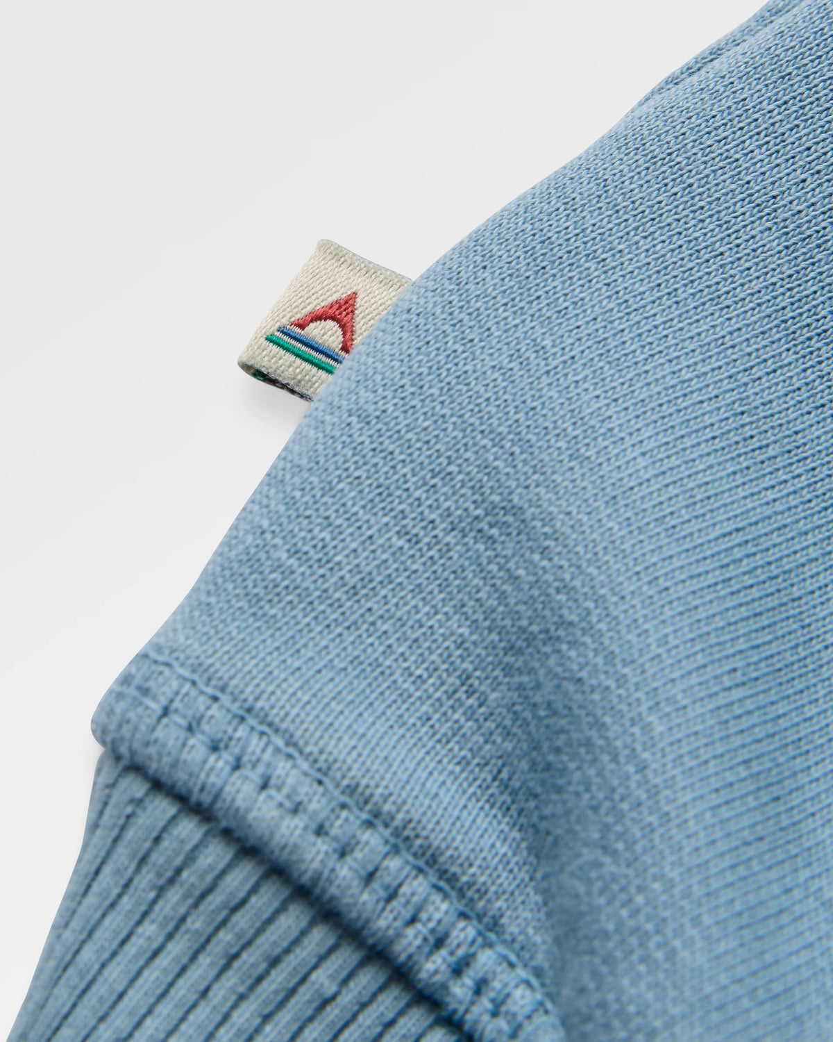 Escapism Regular Fit Hoodie - Faded Denim - Flatlay