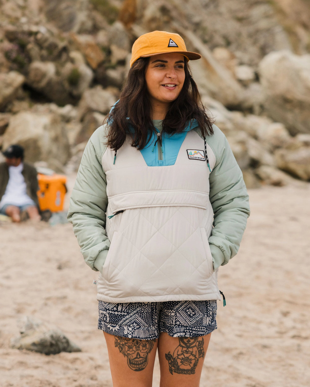 Ocean Insulated Anorak - Pebble Grey - Lifestyle