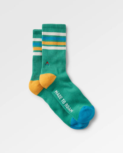 Classic Midweight Crew Socks - Arctic - Flatlay