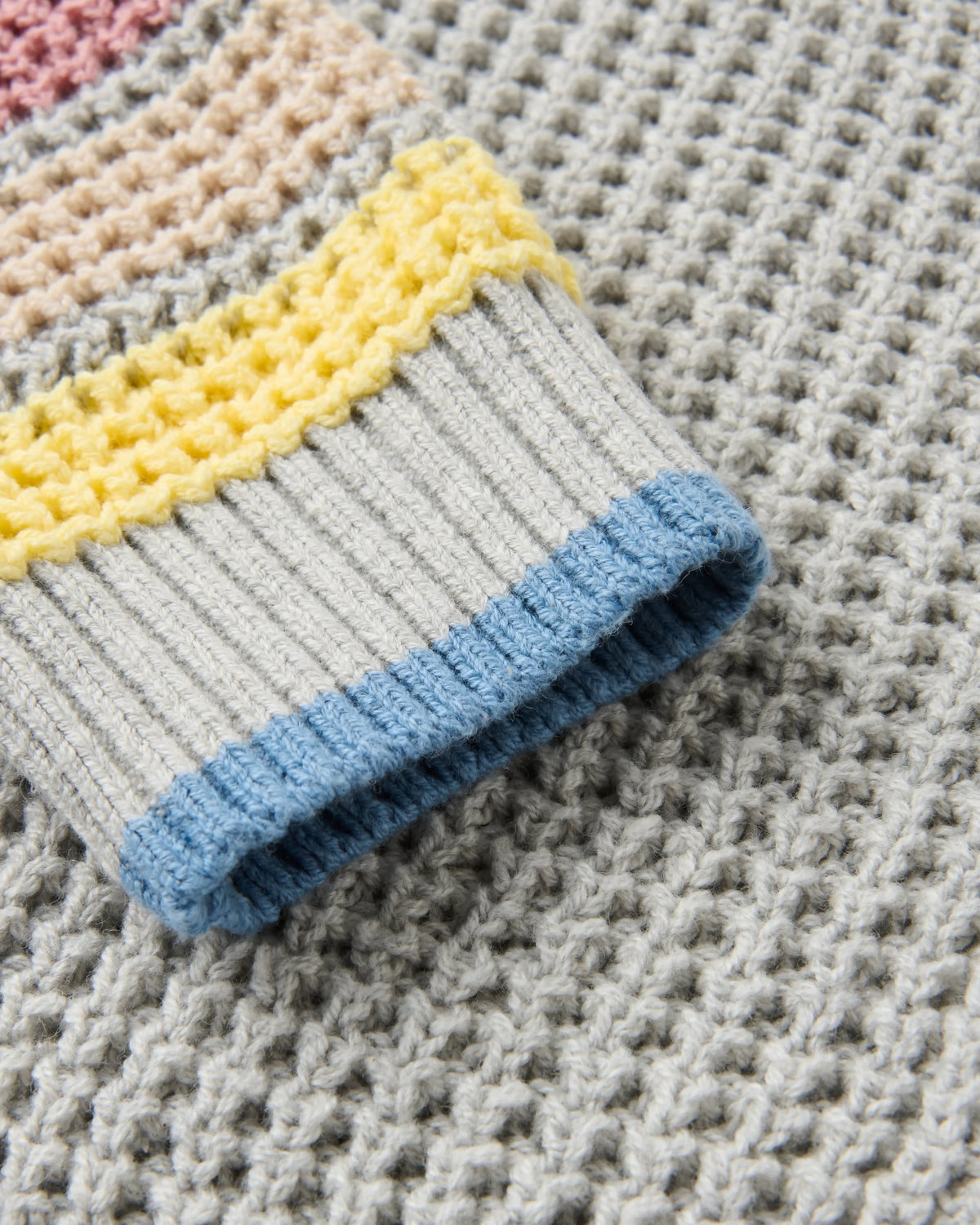 Serenity Knitted Cardigan - Grey Marl - Flatlay