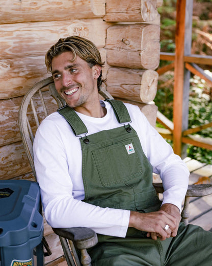 Vantage Cotton Canvas Dungaree - Khaki - Lifestyle