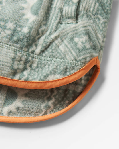 Sorrel Polar Fleece - Vintage Patchwork Pistachio - Flatlay