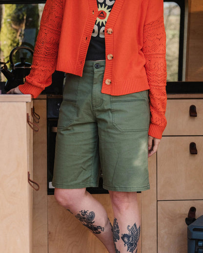 Lani Twill Long Short - Wild Green - Lifestyle