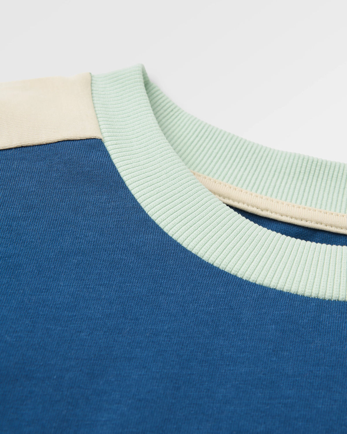 Easy Days Cotton LS T-Shirt - Dark Denim - Flatlay