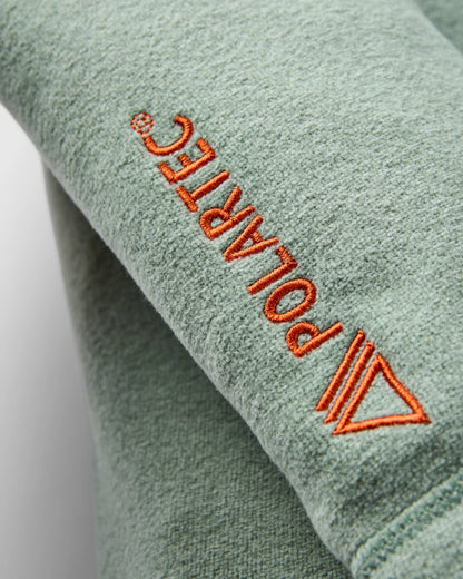 Crest Polartec® Fleece Hoodie - Pistachio - Flatlay